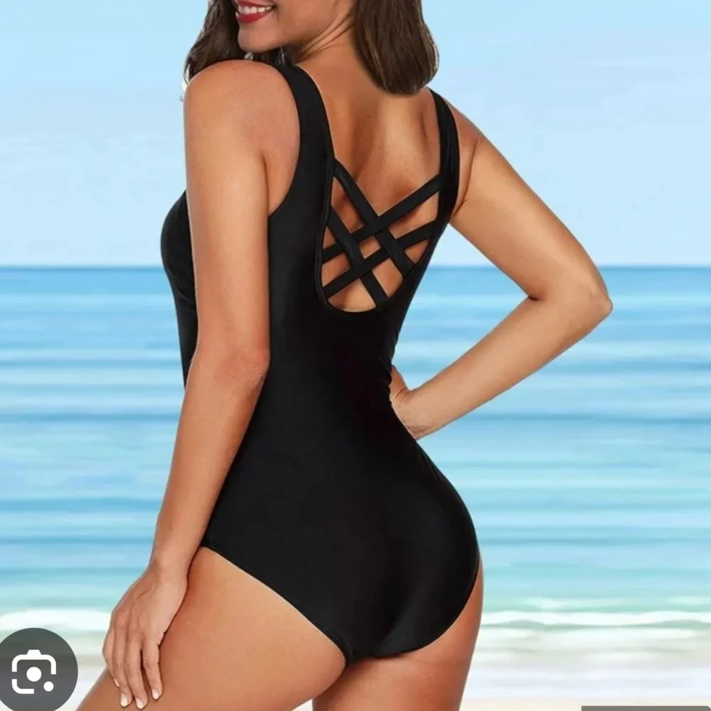 Women's‎ Slimming One Piece Sexy Swimsuits Tummy Control Bathing Suit Curvy XXL